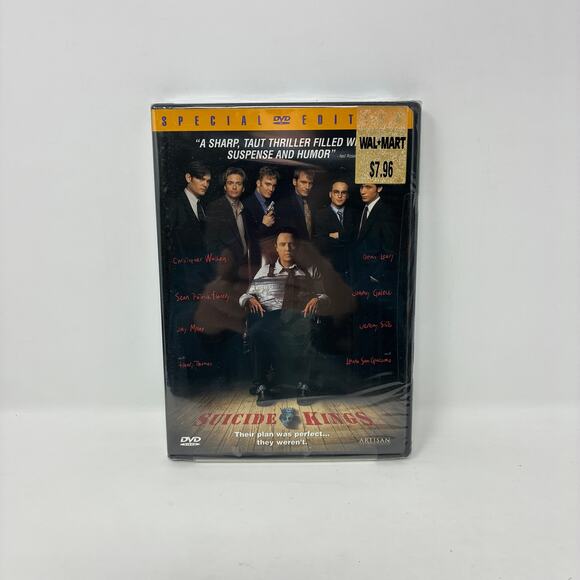 Suicide Kings DVD 1998 Special Edition Christopher Walken Denis Leary New Sealed - Picture 1 of 6